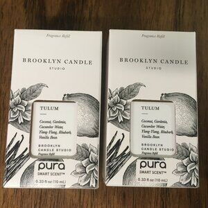 x2 NEW Pura Refill - Brooklyn Candle Studio - Tulum 0.33 oz for Diffuser